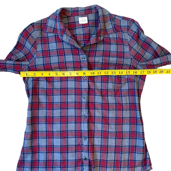 J. CREW  | THE PERFECT SHIRT PLAID BUTTON DOWN  SZ PS - Picture 12 of 16